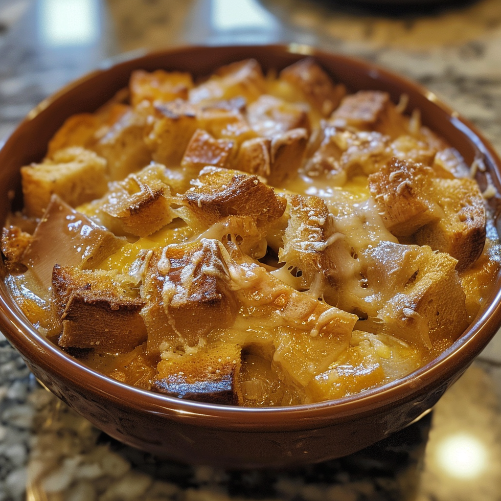 Classic New Orleans Bread Pudding Recipe with Sauce