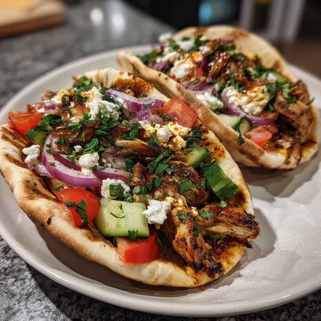 Mediterranean Chicken Gyros – Fresh, Flavorful &amp; Easy Recipe